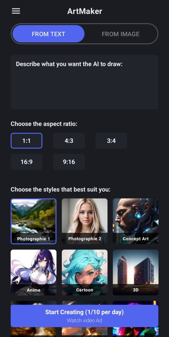 Imagine AI Art Generator screenshot